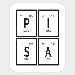 Pisa City Sticker